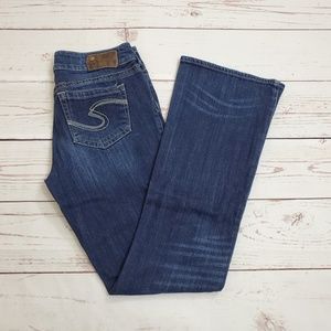 Suki Silver Jeans Bootcut Dark Wash Size 26 / 32